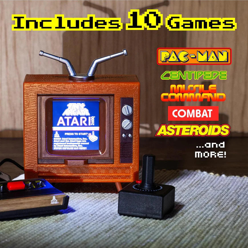 Mini Atari 2600 Arcade - Handheld Retro Gaming Console with TV